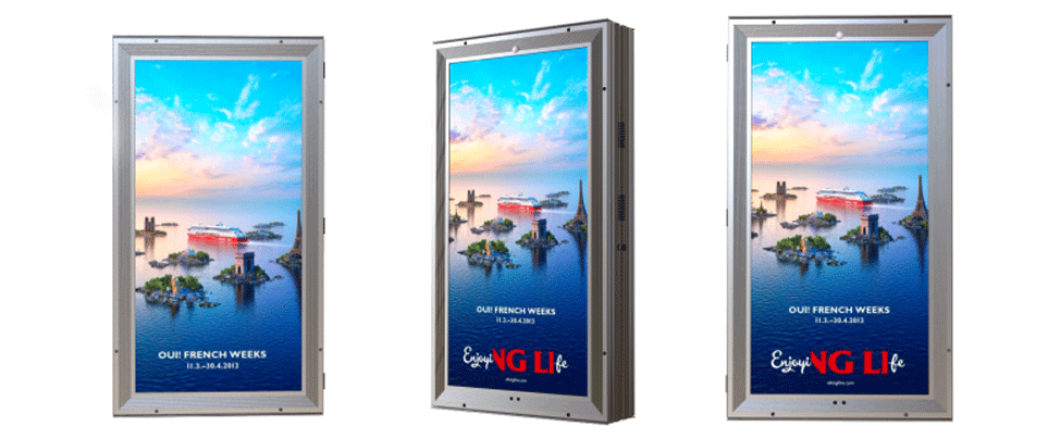 TL256-35 Inch Double Sided  LED Pole Screen - LED Pole Banner - 6