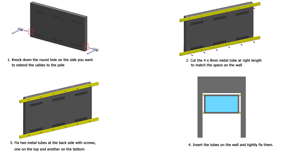 TL384-88 Inch Single Sided  LED Wall Screen - LED Wall Screen - 4