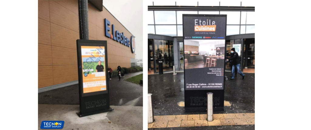 Digital LED totem in E.Lecler, France - Company News - 3