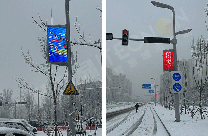 Enhancing Traffic Management with LED Light Pole Screens on Yingbin Avenue, Cangzhou - Showcase - 1