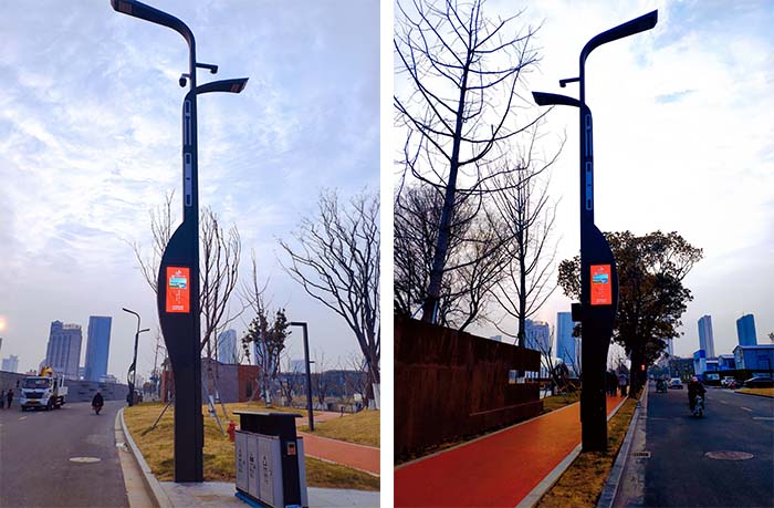 Transforming Yancheng: The Impact of Smart LED Pole Screens on Beihai Road - Showcase - 3