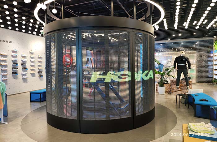 Innovative Transparent LED Display Solutions for Xiamen Hoka Store - Showcase - 1