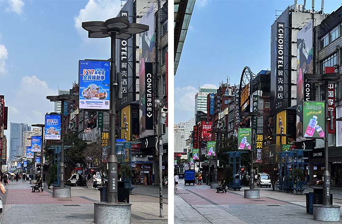 Tecnon Pole LED display screen: Transforming Changsha’s Wuyi square - Showcase - 1