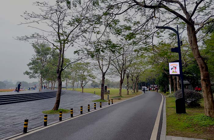 Enhancing Visitor Experience and Park Management with Tecnon pole led display screens at Haizhu National Wetland Park - Showcase - 2