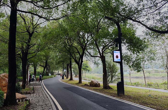 Enhancing Visitor Experience and Park Management with Tecnon pole led display screens at Haizhu National Wetland Park - Showcase - 3