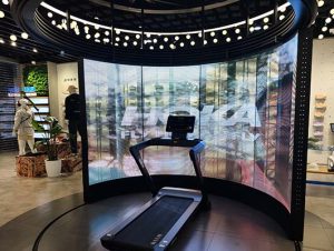 Innovative Transparent LED Display Solutions for Xiamen Hoka Store