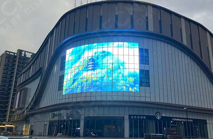 200㎡ P3.9-7.8mm Indoor Transparent LED Screen - Showcase - 2