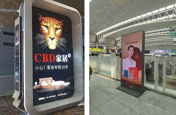 P2.5 Small-Pitch LED Totem Signage Enhancing Shenyang Airport's Advertising Experience - Showcase - 3