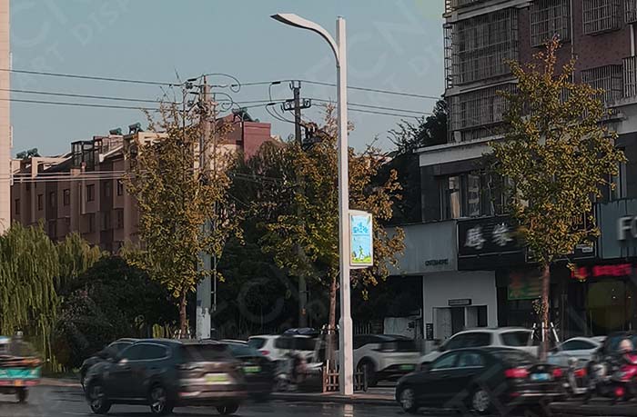 Shuanglin Town: LED pole sign in Smart City Development