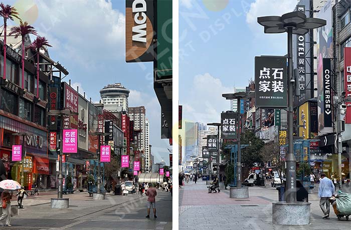 Pole LED Screens: Revolutionizing Smart Cities and Outdoor Advertising - Company News - 5