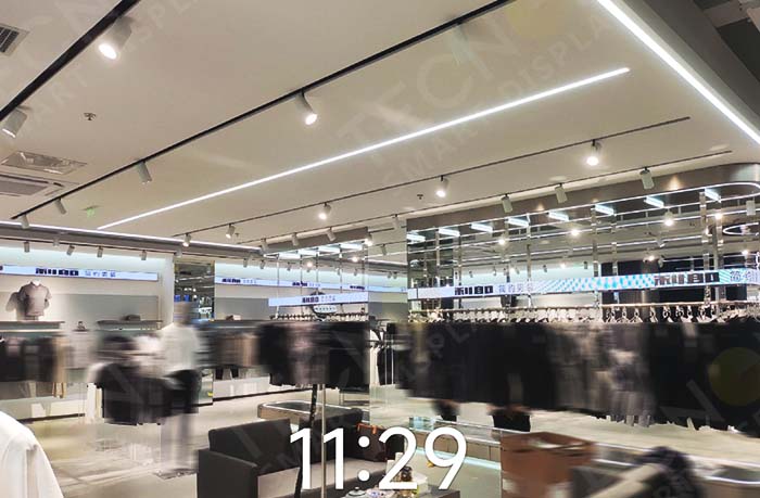 Commercial Indoor led screens for LILANZ Men's Clothing Store - Showcase - 3